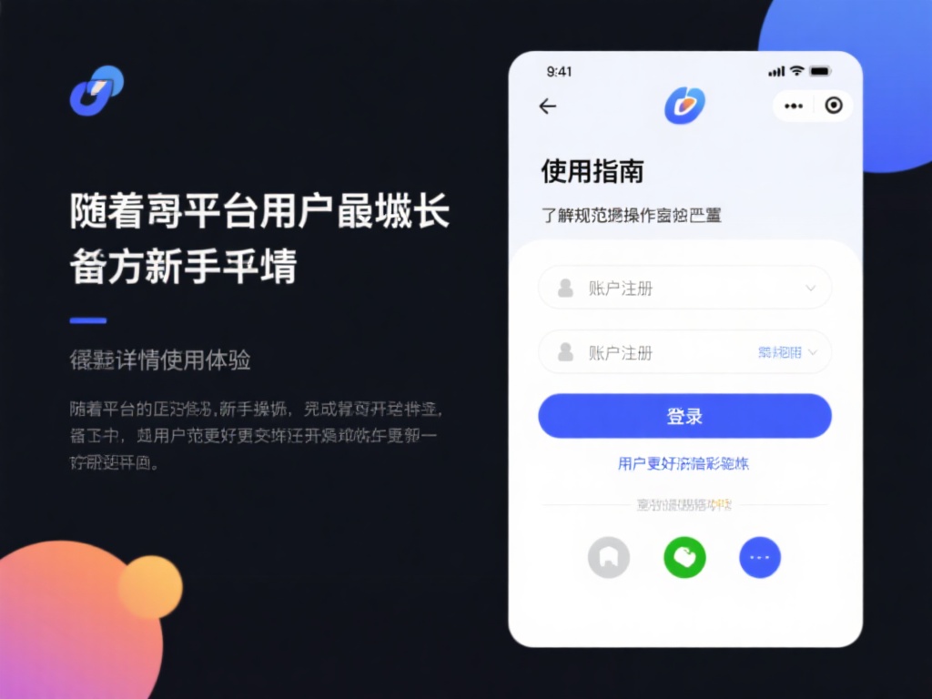 随着平台用户的快速增长，新手们在完成账户注册和登录